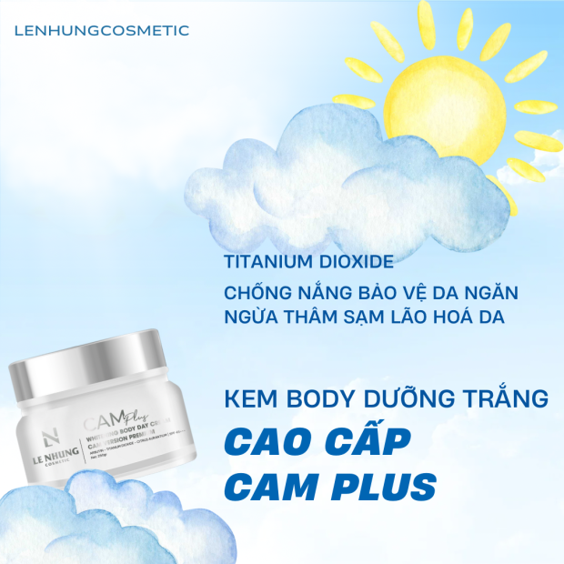 Kem Body Trắng Da Cao Cấp 