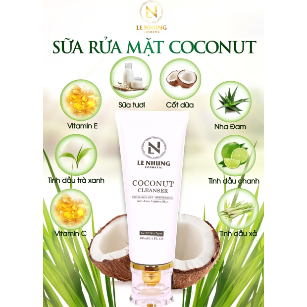 Sữa rửa mặt Coconut